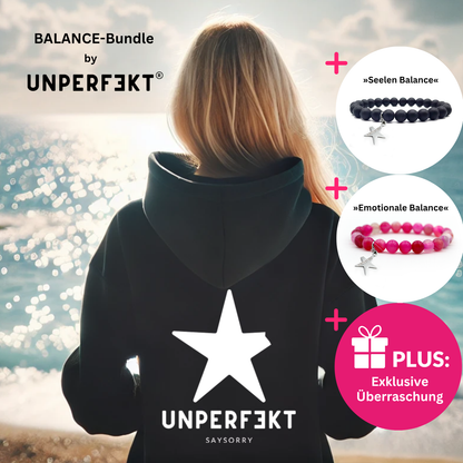 Balance-Bundle: Unperfekt-Hoodie + 2x Blockadenlöser + Überraschung