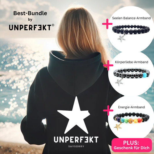 Best-Bundle: Unperfekt-Hoodie + 3x Blockadenlöser + Geschenk