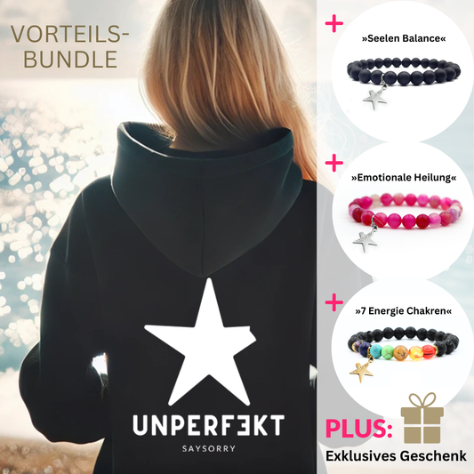 Vorteils-Bundle: 1x Bestseller-Hoodie + 3x Blockadenlöser + Geschenk