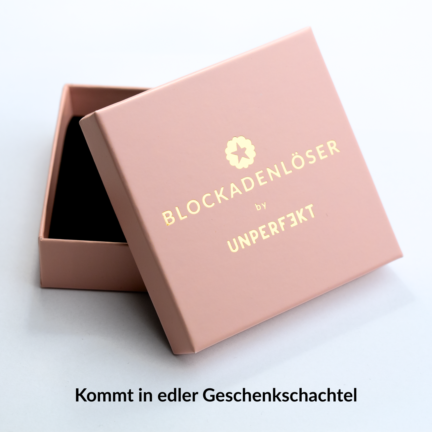 »Don’t Panic - angstfrei« Blockadenlöser aus echtem Lavendelachat inkl. abgebrochener Stern