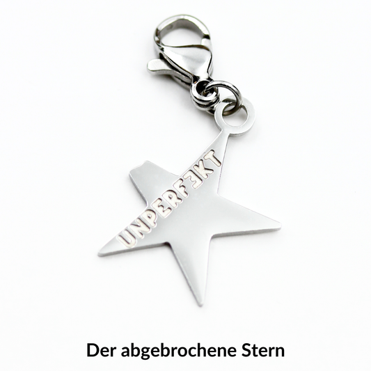 »Ich glaube an mich« Blockadenlöser-Armband mit Kreuz und abgebrochenem Stern