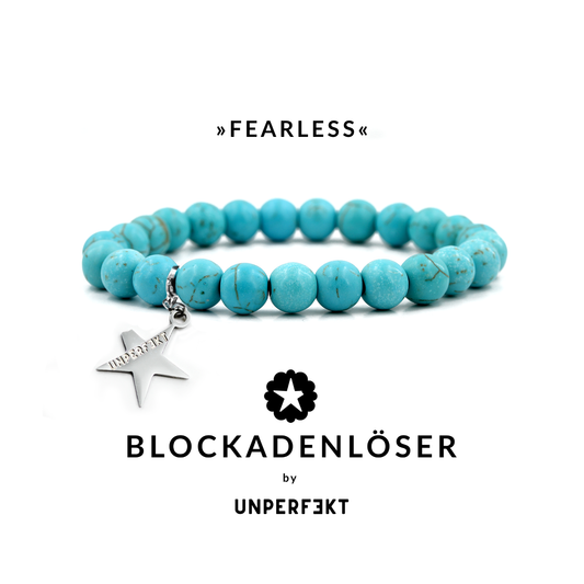 »Fearless« Türkis-Naturstein-Blockadenlöser inkl. abgebrochener Stern