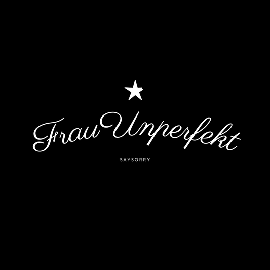 100% Organic unisex Hoodie »Frau Unperfekt«