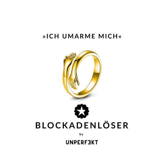 Flex-Ring 14 K vergoldet »Ich umarme mich« passt bis Größe 54