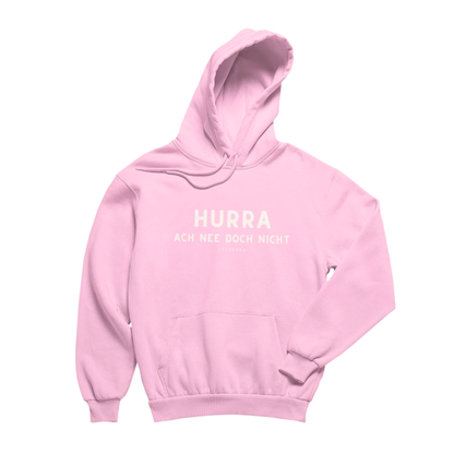 Organic unisex Hoodie in vielen Farben »HURRA ach nee doch nicht«