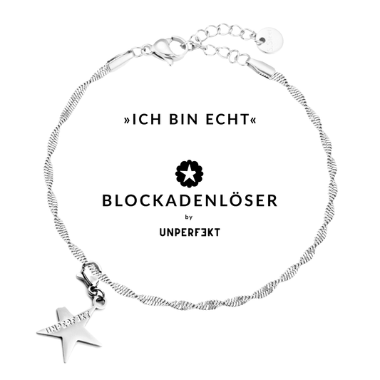 »Ich bin echt« Blockadenlöser-Armband mit abgebrochenem Stern