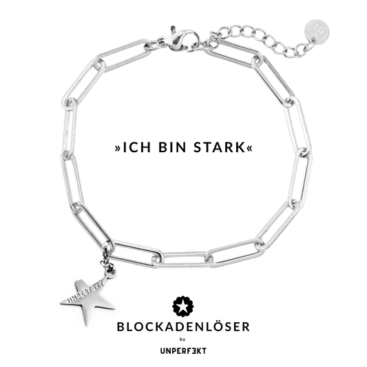 »Ich bin stark« Blockadenlöser-Armband inkl. abgebrochenem Stern