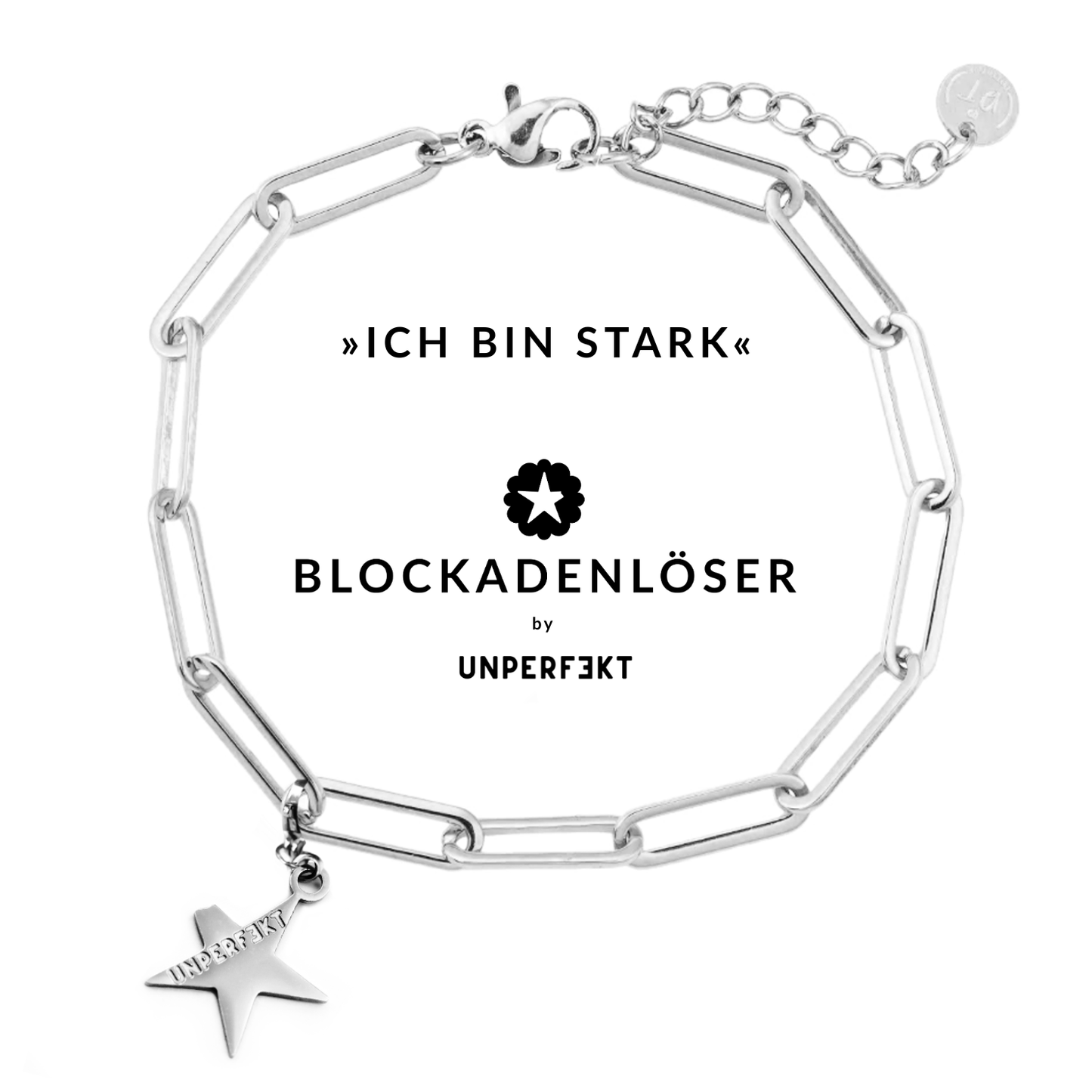»Ich bin stark« Blockadenlöser-Armband inkl. abgebrochenem Stern