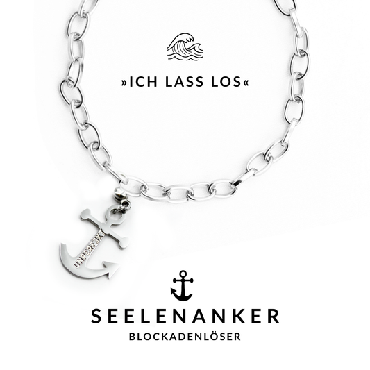 »Ich lass los« Seelenanker-Armband inkl. abgebrochenem Anker