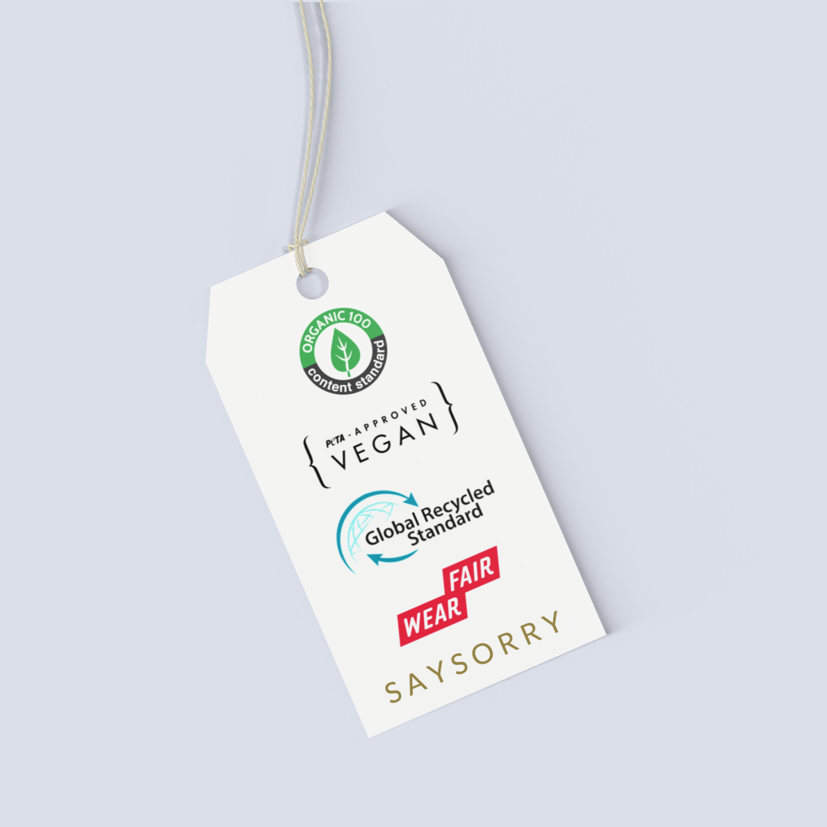 Organic Alle-Größen-Shirt »Say Sorry to Yourself«