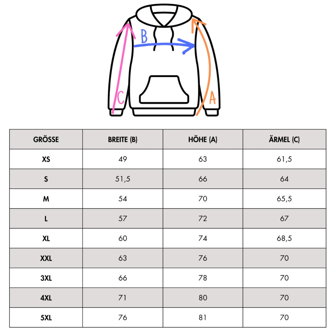 Organic unisex Hoodie in vielen Farben »Falls ihr mich sucht, ich bin im Wandel« Vorne bestickt, hinten bedruckt