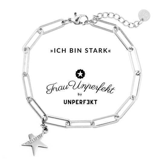 »Ich bin stark« Wunscharmband inkl. abgebrochenem Stern