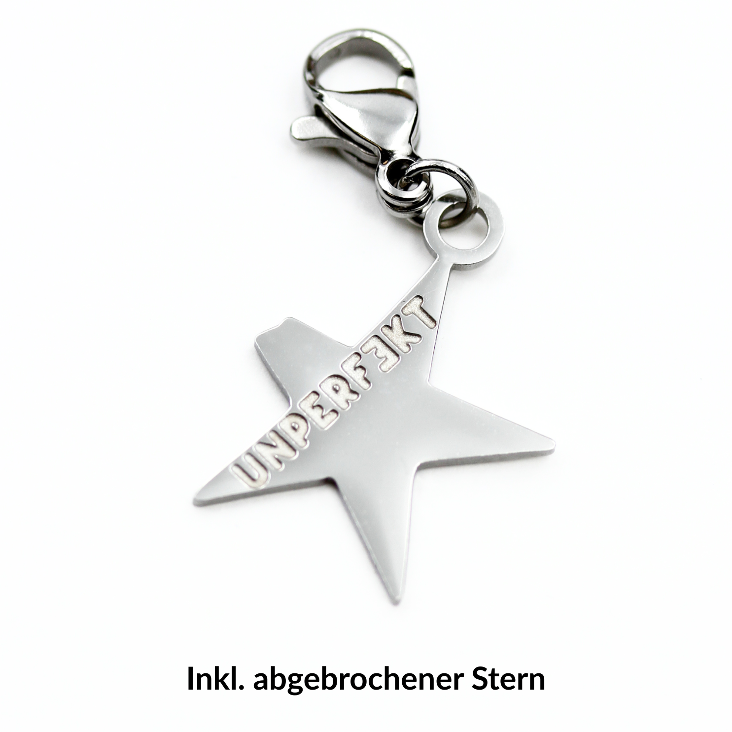 »Don’t Panic - angstfrei« Blockadenlöser aus echtem Lavendelachat inkl. abgebrochener Stern