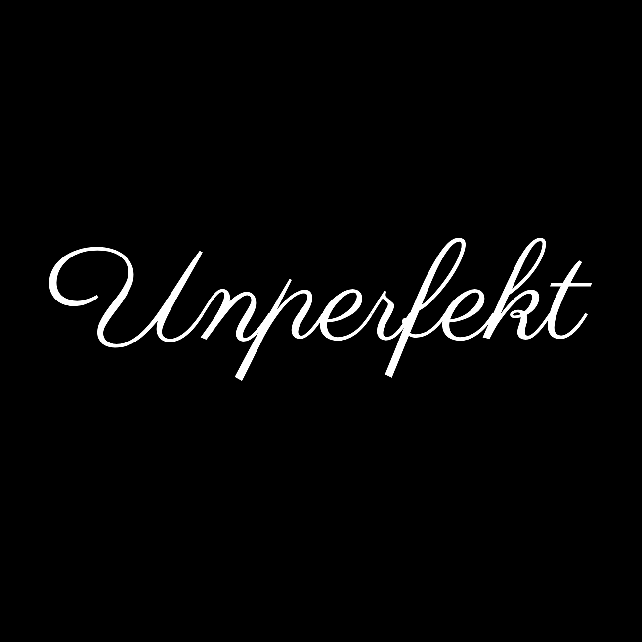 Organic unisex Hoodie »Unperfekt Vintage Look« vorne hochwertig bestickt