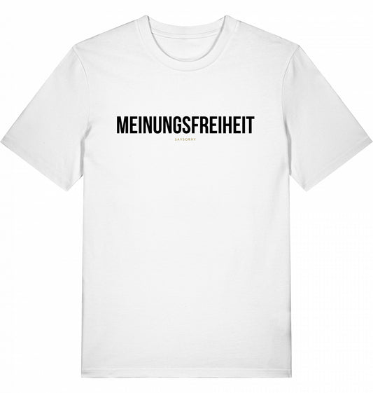 100% Organic Herren Shirt »Meinungsfreiheit«