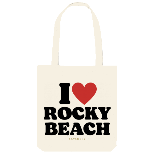 Tote Bag »I love Rocky Beach«