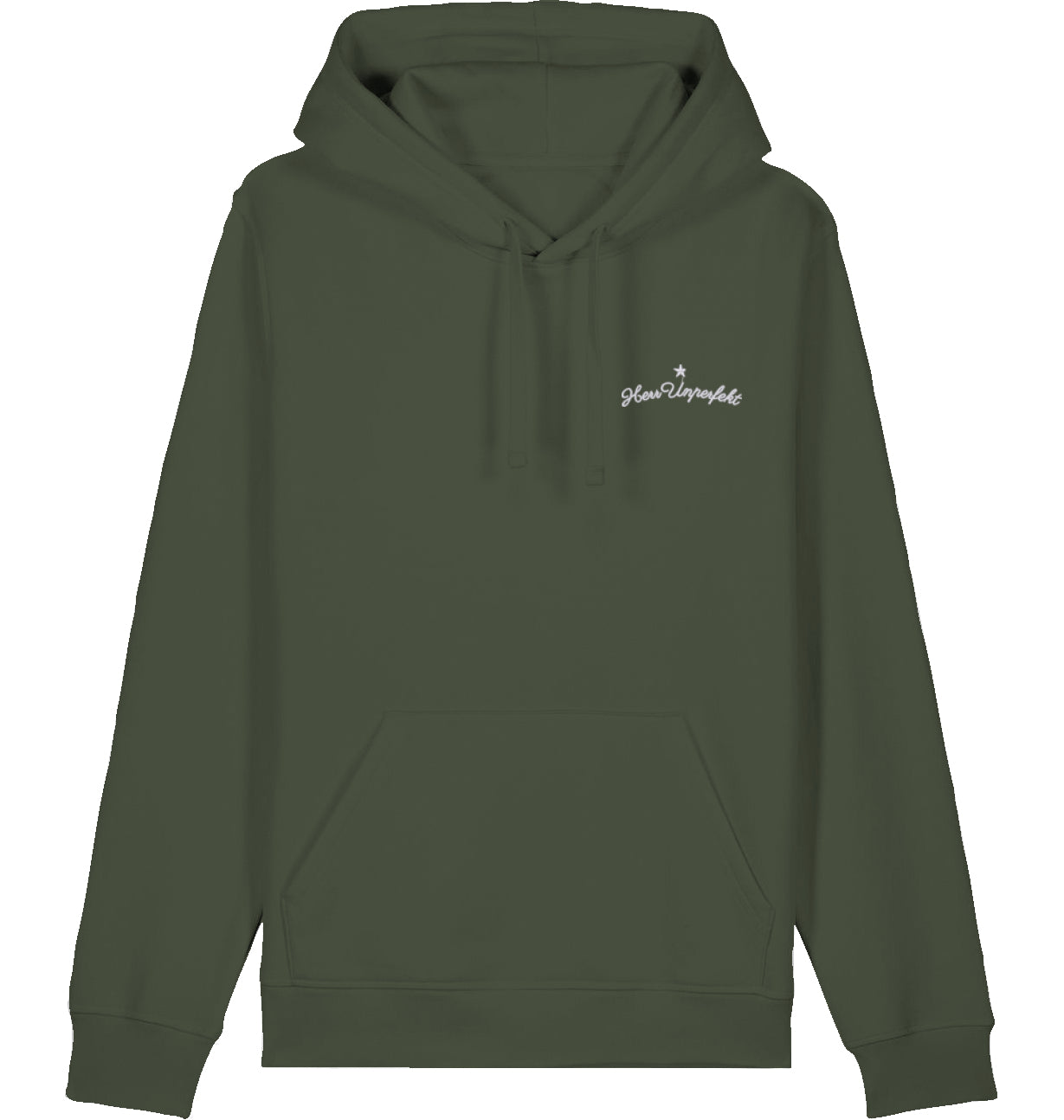 Organic unisex Hoodie in vielen Farben »Herr Unperfekt«