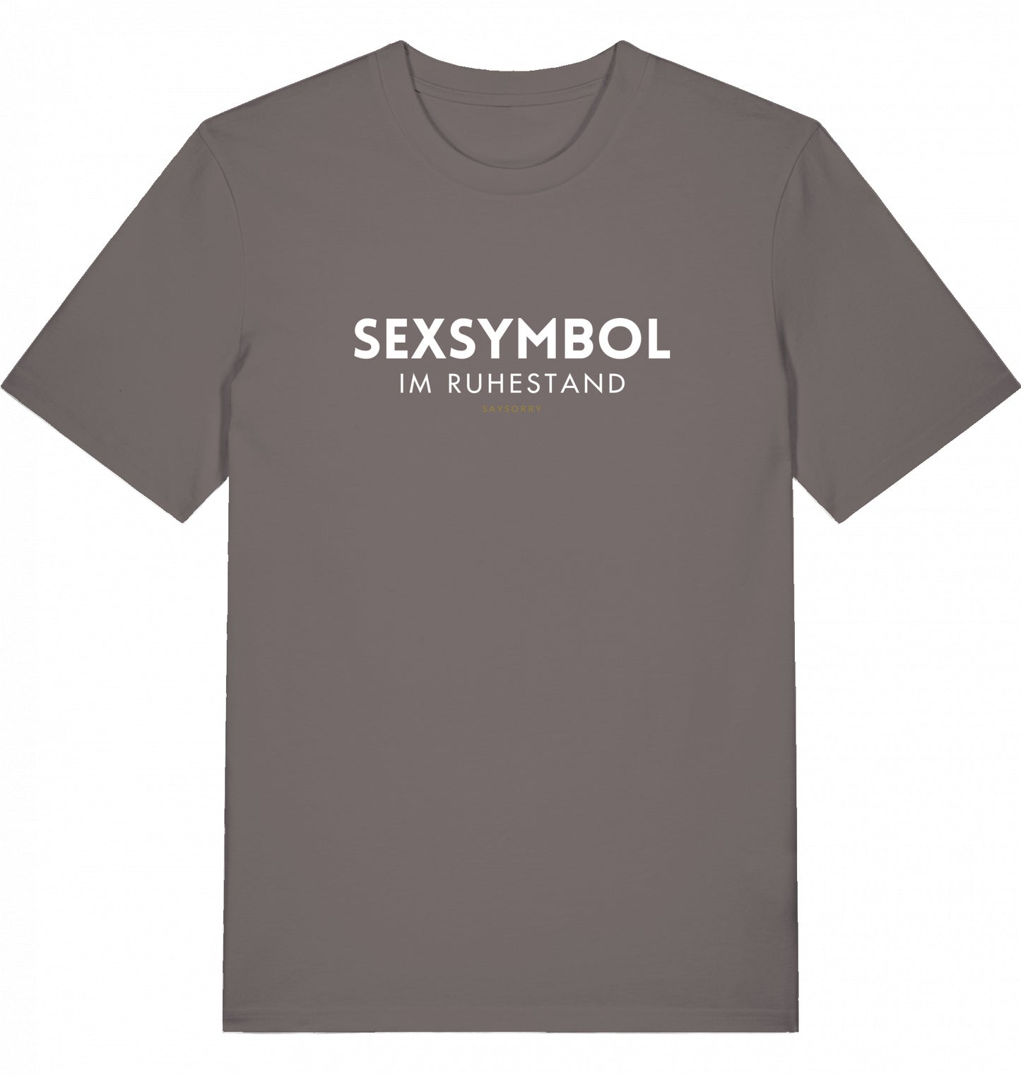 100% Organic Herren Shirt »Sexsymbol im Ruhestand«