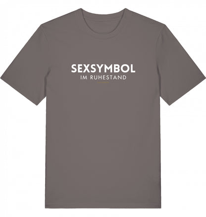 100% Organic Herren Shirt »Sexsymbol im Ruhestand«