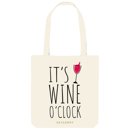 Tote Bag »It’s wine o’clock«