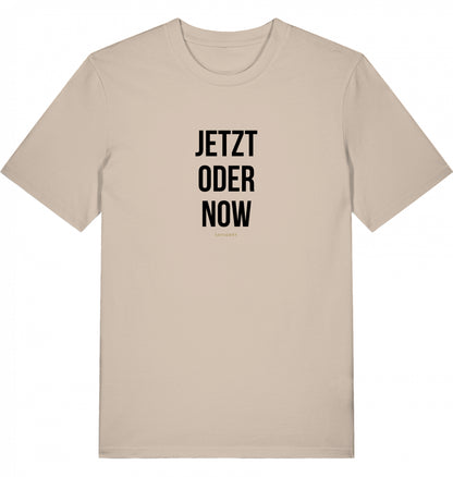 100% Organic Herren Shirt »Jetzt oder Now«