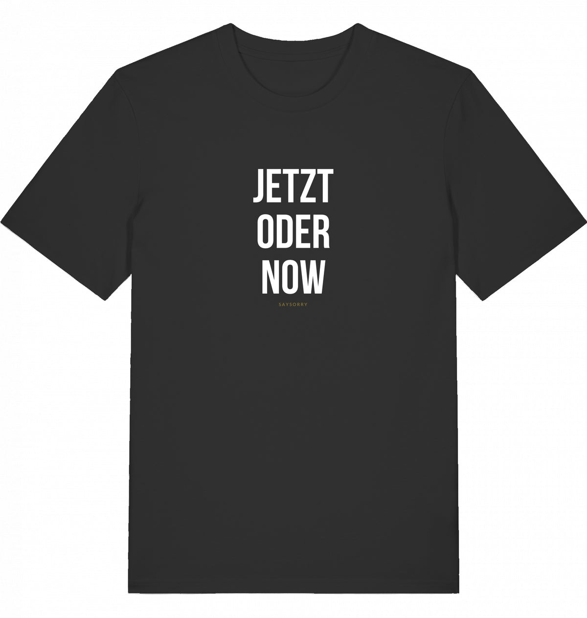 100% Organic Herren Shirt »Jetzt oder Now«