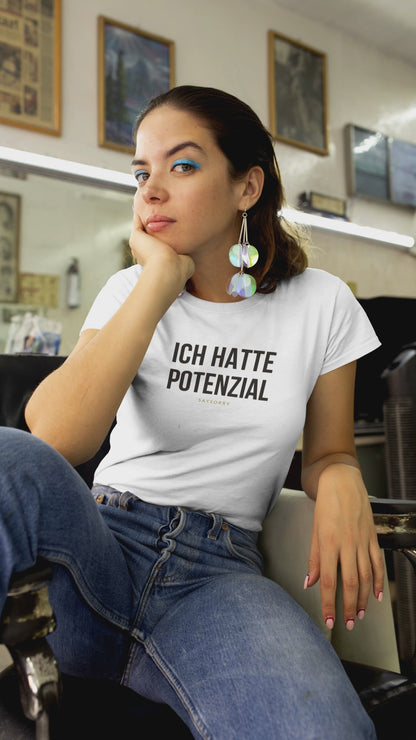 Organic Alle-Größen-Shirt »Ich hatte Potenzial«