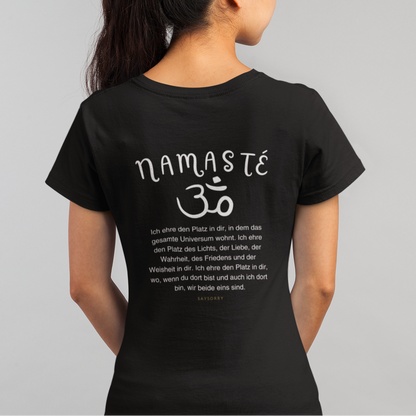 Organic Alle-Größen-Shirt »Namasté«